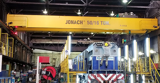 Jonach ha sido adjudicada para la instalación de cinco puentes grúa para la Línea Roca